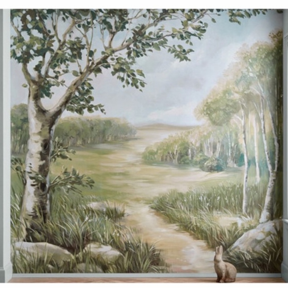 Pottery Barn Chris Loves Julia Scenic Mural Sold Out New In Package 🍃